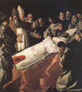 Francisco de Zurbaran The Lying-in-State of St Bonaventure (mk05) Norge oil painting art